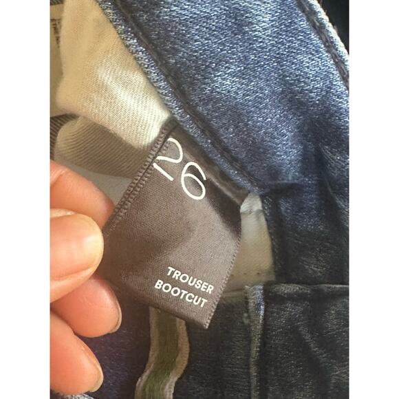 Pilcro Bootcut Flare Jeans Medium Wash Denim Blue Women's Size 26 - Picture 5 of 7